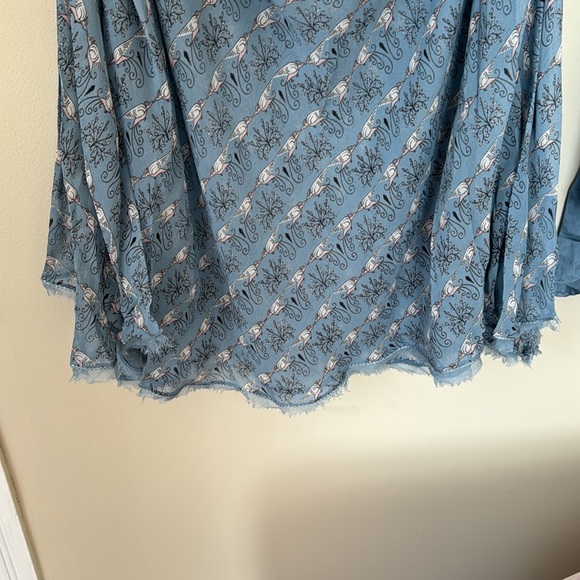 Medium M Max Studio Special Edition blue silk lined tank dress - Picture 9 of 12